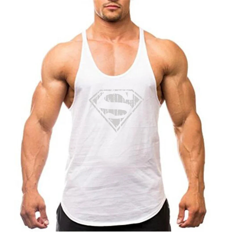 Débardeur de sport homme bodybuilding sans manches, gilet de course fitness, haut d'entraînement, sous-vêtement mode