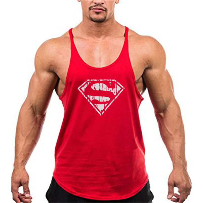 Débardeur de sport homme bodybuilding sans manches, gilet de course fitness, haut d'entraînement, sous-vêtement mode