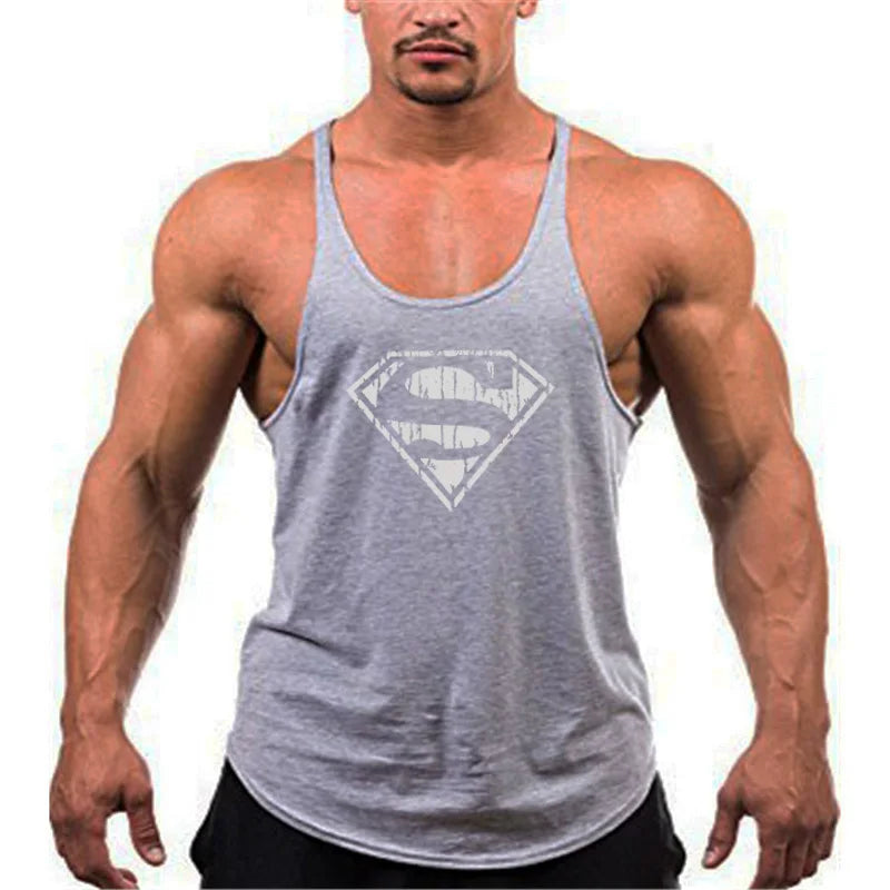 Débardeur de sport homme bodybuilding sans manches, gilet de course fitness, haut d'entraînement, sous-vêtement mode