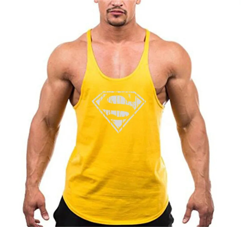 Débardeur de sport homme bodybuilding sans manches, gilet de course fitness, haut d'entraînement, sous-vêtement mode