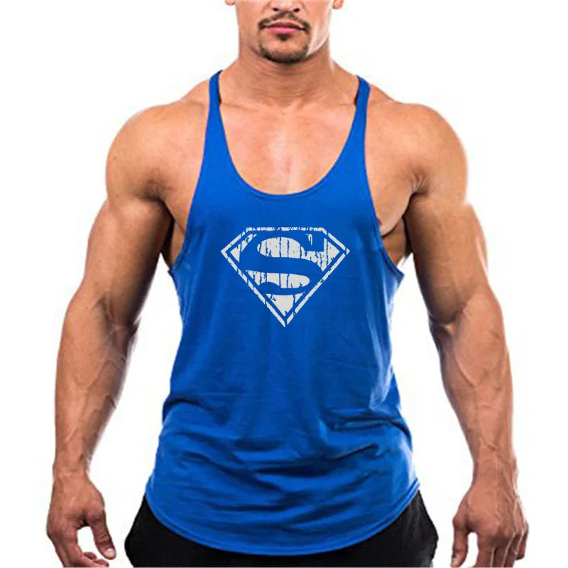 Débardeur de sport homme bodybuilding sans manches, gilet de course fitness, haut d'entraînement, sous-vêtement mode