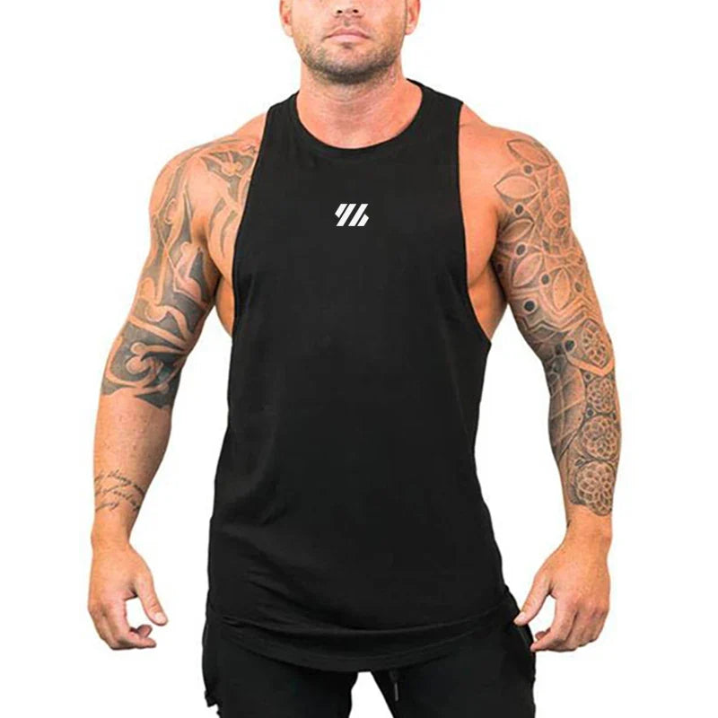 Débardeurs amples de course pour hommes, débardeurs de musculation, hauts sans manches d'entraînement pour la gym, chemises sans manches de fitness, sous-vêtements respirants en coton pour l'été
