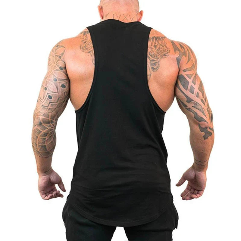 Débardeurs amples de course pour hommes, débardeurs de musculation, hauts sans manches d'entraînement pour la gym, chemises sans manches de fitness, sous-vêtements respirants en coton pour l'été