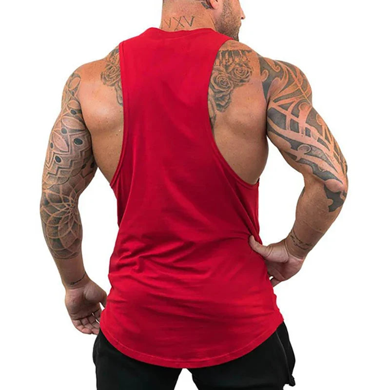 Débardeurs amples de course pour hommes, débardeurs de musculation, hauts sans manches d'entraînement pour la gym, chemises sans manches de fitness, sous-vêtements respirants en coton pour l'été