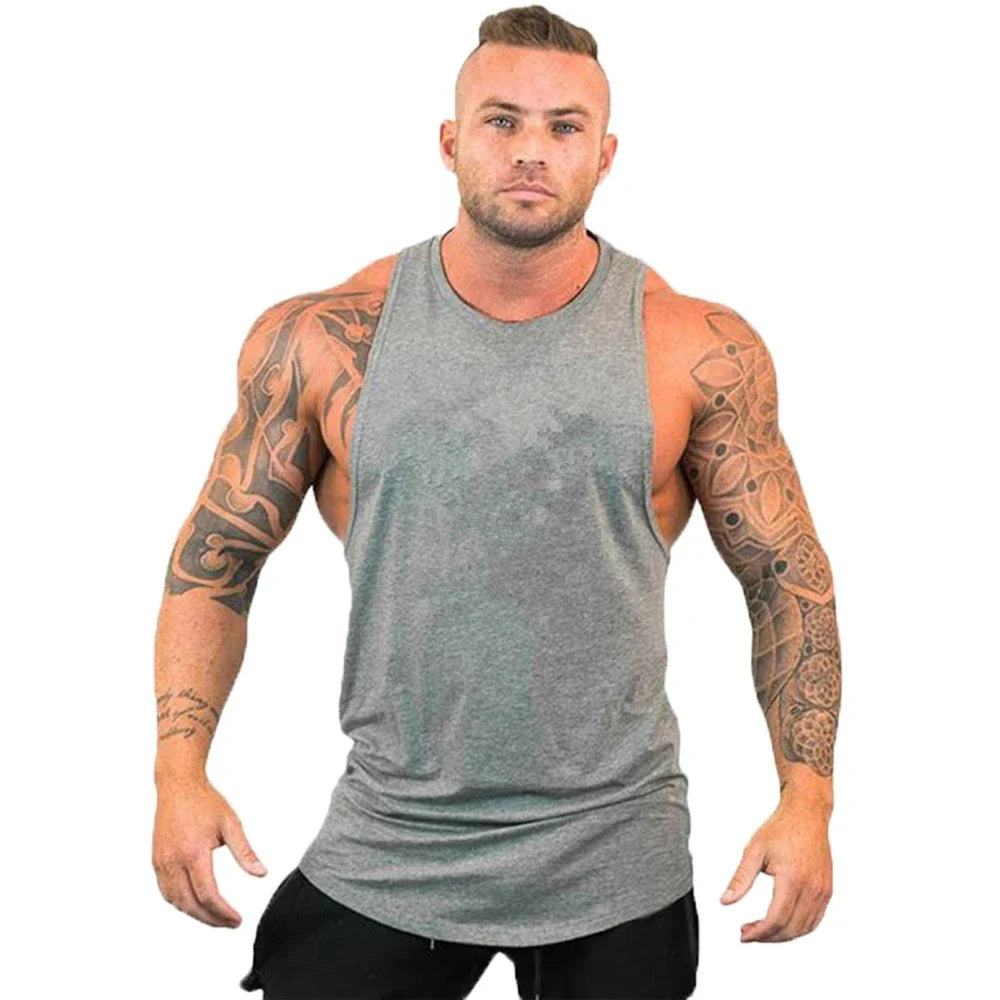 Débardeurs Stringer de Musculation et Fitness pour Hommes Débardeur de Gym Débardeur de Sport Maillot de Corps Maillot de Sport Sans Manches