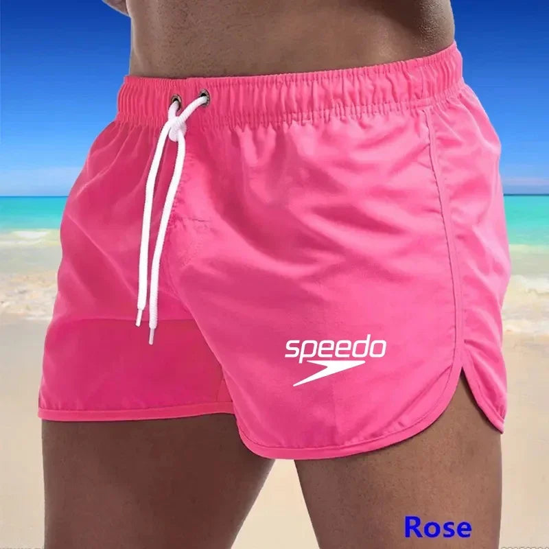 Short de Sport Homme Séchage Rapide et Respirant avec Imprimé Élégant pour la Course, l'Entraînement et la Gymnastique