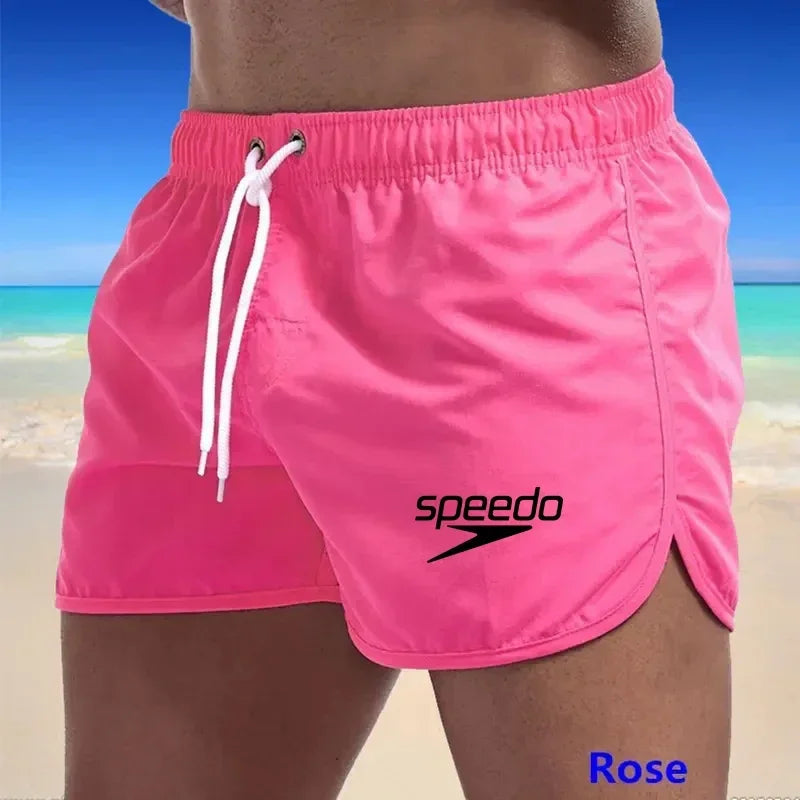Short de Sport Homme Séchage Rapide et Respirant avec Imprimé Élégant pour la Course, l'Entraînement et la Gymnastique