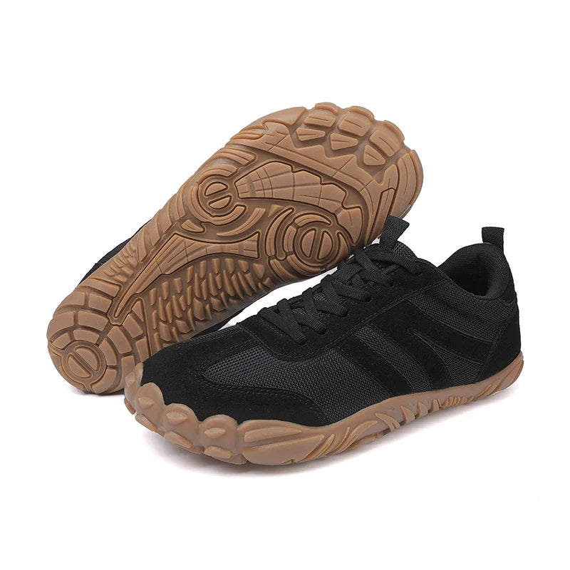 Chaussures d'entraînement croisé à semelle souple pour hommes et femmes, baskets rétro en maille respirante, chaussures de sport antidérapantes pour la salle de sport, le fitness, l'exercice.