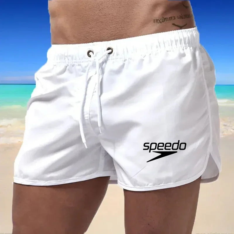 Short de Sport Homme Séchage Rapide et Respirant avec Imprimé Élégant pour la Course, l'Entraînement et la Gymnastique