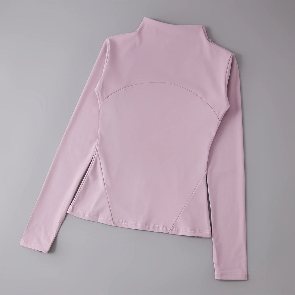 Vêtements de yoga Coupe-vent Sportswear Femme Running Manches Longues Sweatshirt Vestes de sport Haut Femmes Hauts d'entraînement Vêtements de sport