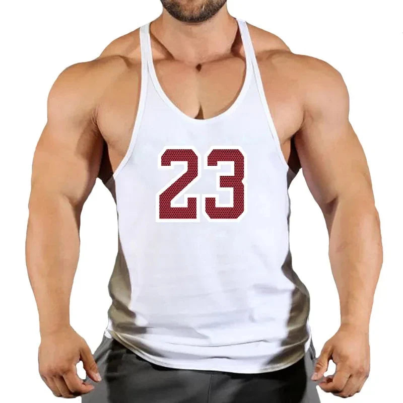 Débardeur Stringer Musculation Homme Gilet Fitness Vêtement Bodybuilding Débardeurs Musculation Débardeur Coton Sans Manches Entraînement