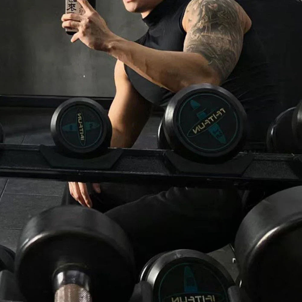 Débardeur de sport sans manches pour homme, gilet de musculation moulant, t-shirt de fitness pour homme musclé, survêtement de sport, col montant