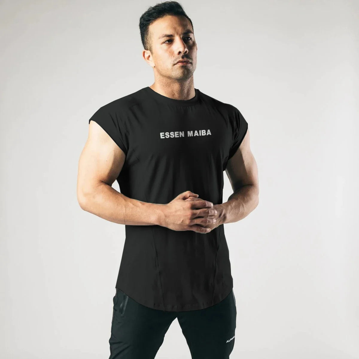 Débardeurs Hommes Sans Manches pour l'Entraînement de Musculation Athlétique en Coton Respirant T-shirt