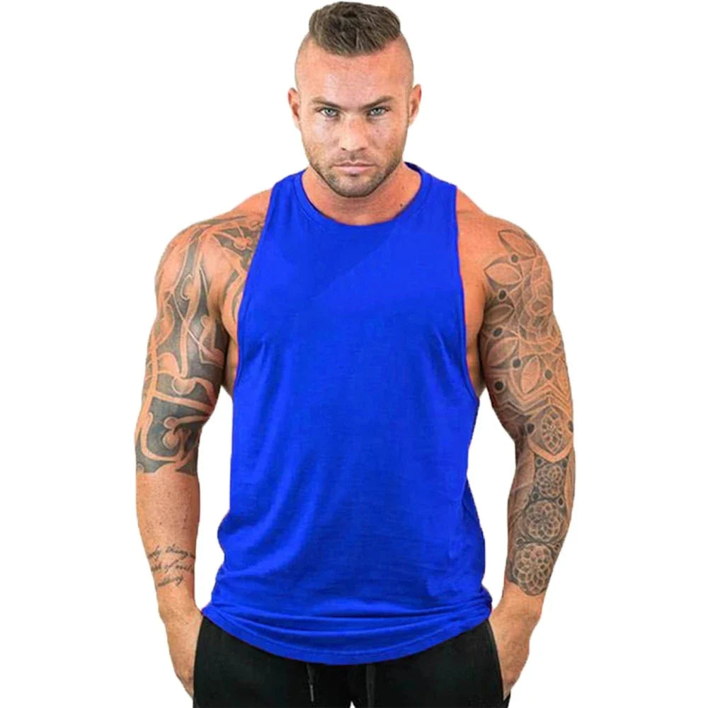 Débardeurs Stringer de Musculation et Fitness pour Hommes Débardeur de Gym Débardeur de Sport Maillot de Corps Maillot de Sport Sans Manches