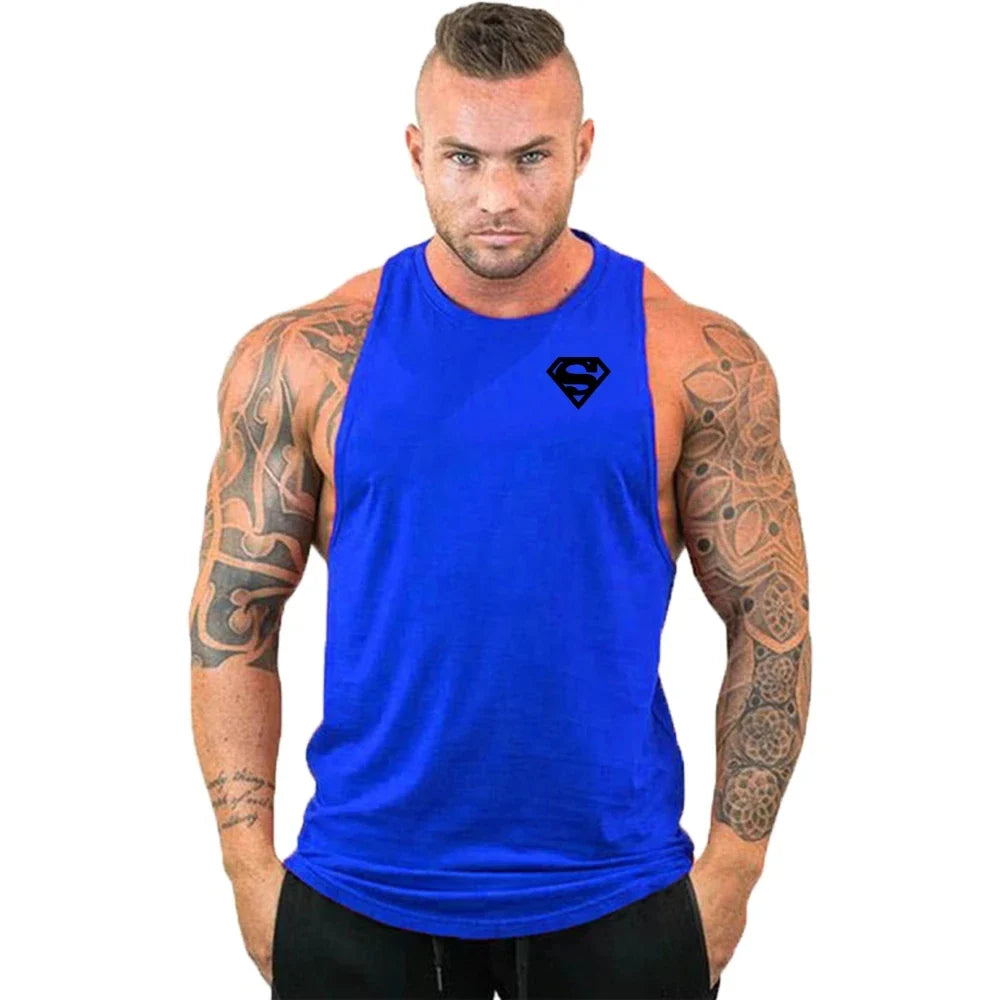 Débardeurs Stringer de Musculation et Fitness pour Hommes Débardeur de Gym Débardeur de Sport Maillot de Corps Maillot de Sport Sans Manches