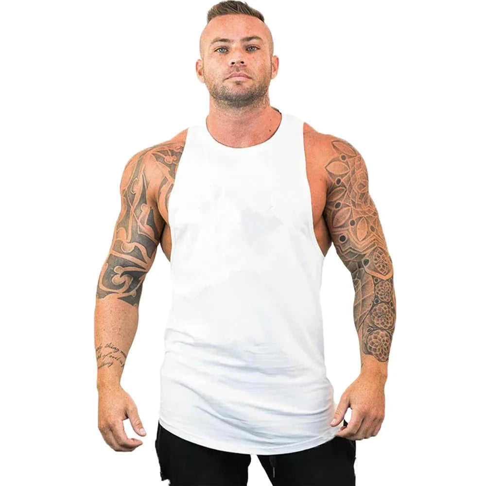 Débardeurs Stringer de Musculation et Fitness pour Hommes Débardeur de Gym Débardeur de Sport Maillot de Corps Maillot de Sport Sans Manches