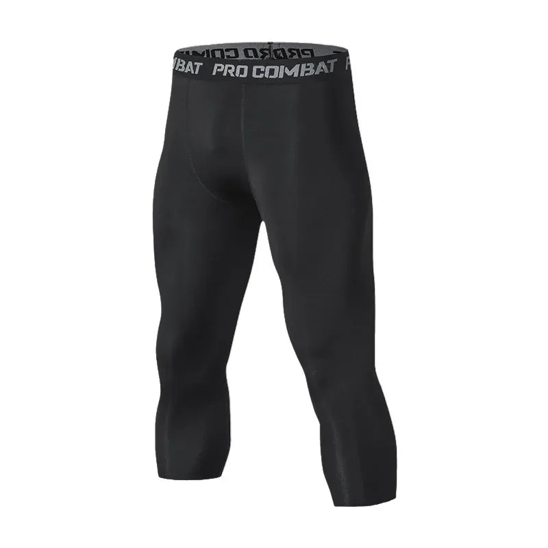 Collant de compression homme Shaperwear respirant Legging de sport Couche de base Course Athlétisme Sous-vêtement Short actif