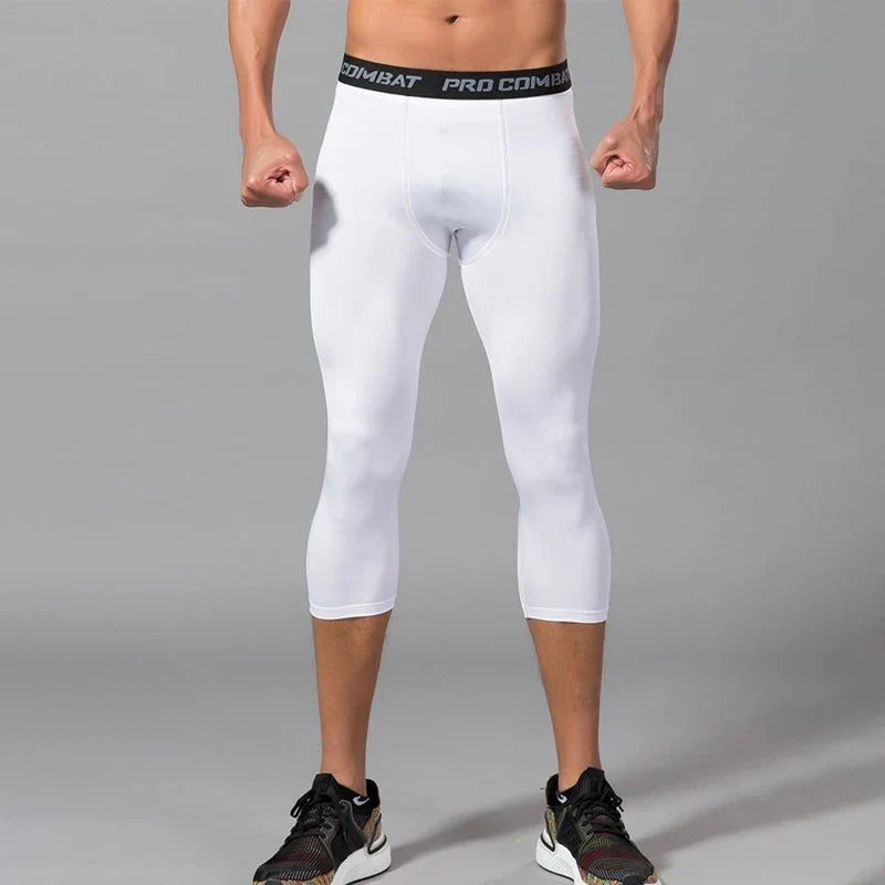 Collant de compression homme Shaperwear respirant Legging de sport Couche de base Course Athlétisme Sous-vêtement Short actif