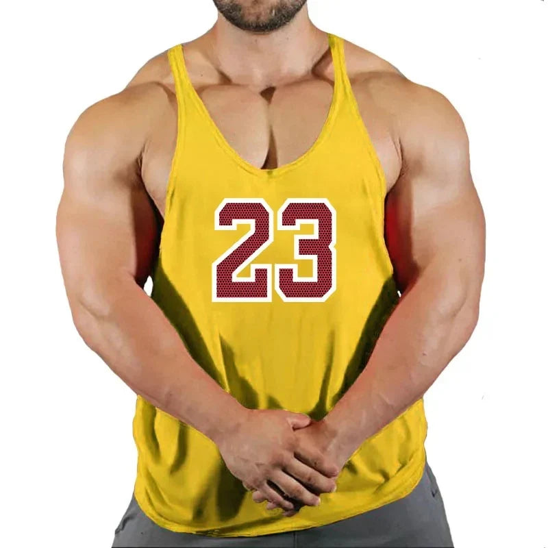 Débardeur Stringer Musculation Homme Gilet Fitness Vêtement Bodybuilding Débardeurs Musculation Débardeur Coton Sans Manches Entraînement