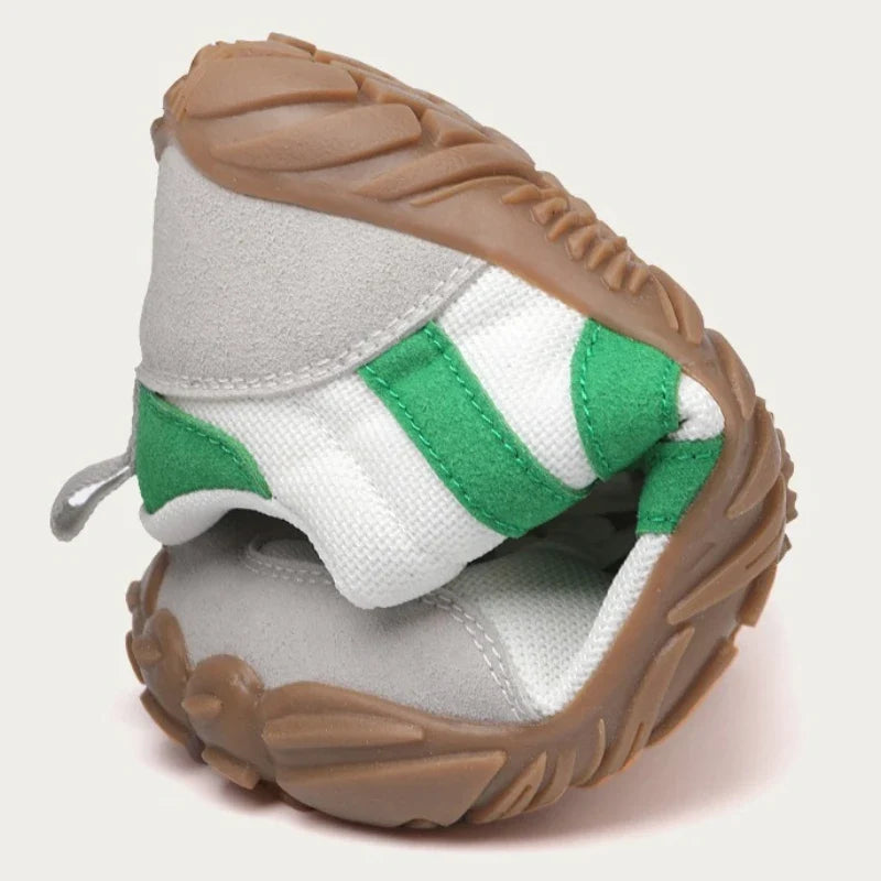 Chaussures d'entraînement croisé à semelle souple pour hommes et femmes, baskets rétro en maille respirante, chaussures de sport antidérapantes pour la salle de sport, le fitness, l'exercice.