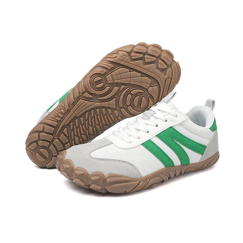 Chaussures d'entraînement croisé à semelle souple pour hommes et femmes, baskets rétro en maille respirante, chaussures de sport antidérapantes pour la salle de sport, le fitness, l'exercice.