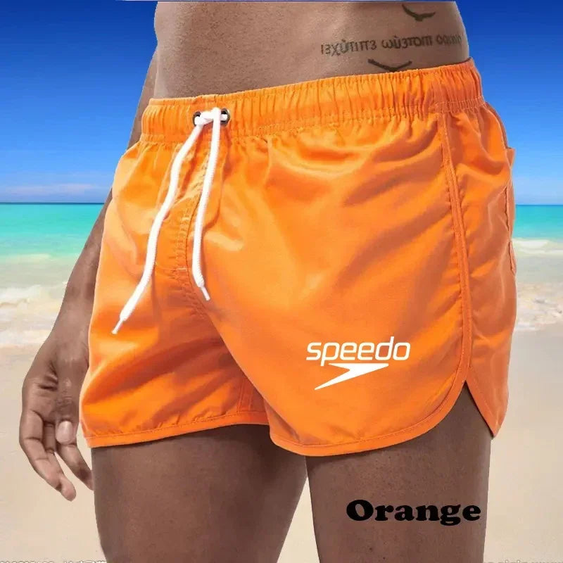 Short de Sport Homme Séchage Rapide et Respirant avec Imprimé Élégant pour la Course, l'Entraînement et la Gymnastique
