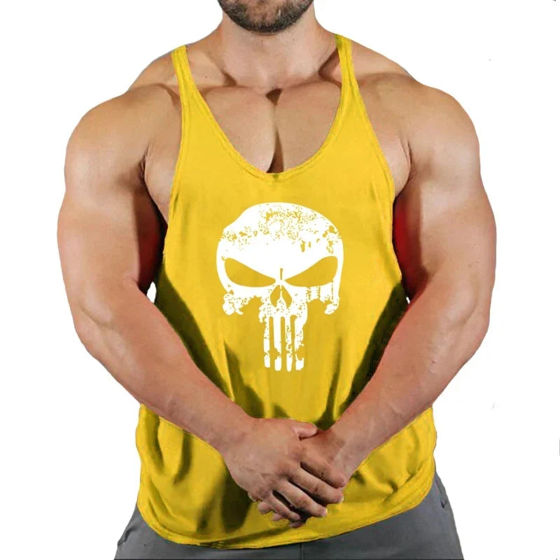Hauts de sport débardeurs et gilets de sport pour hommes, maillot de corps, sous-vêtement de sport pour homme, débardeurs de musculation, vêtements de sport de marque pour hommes, fitness