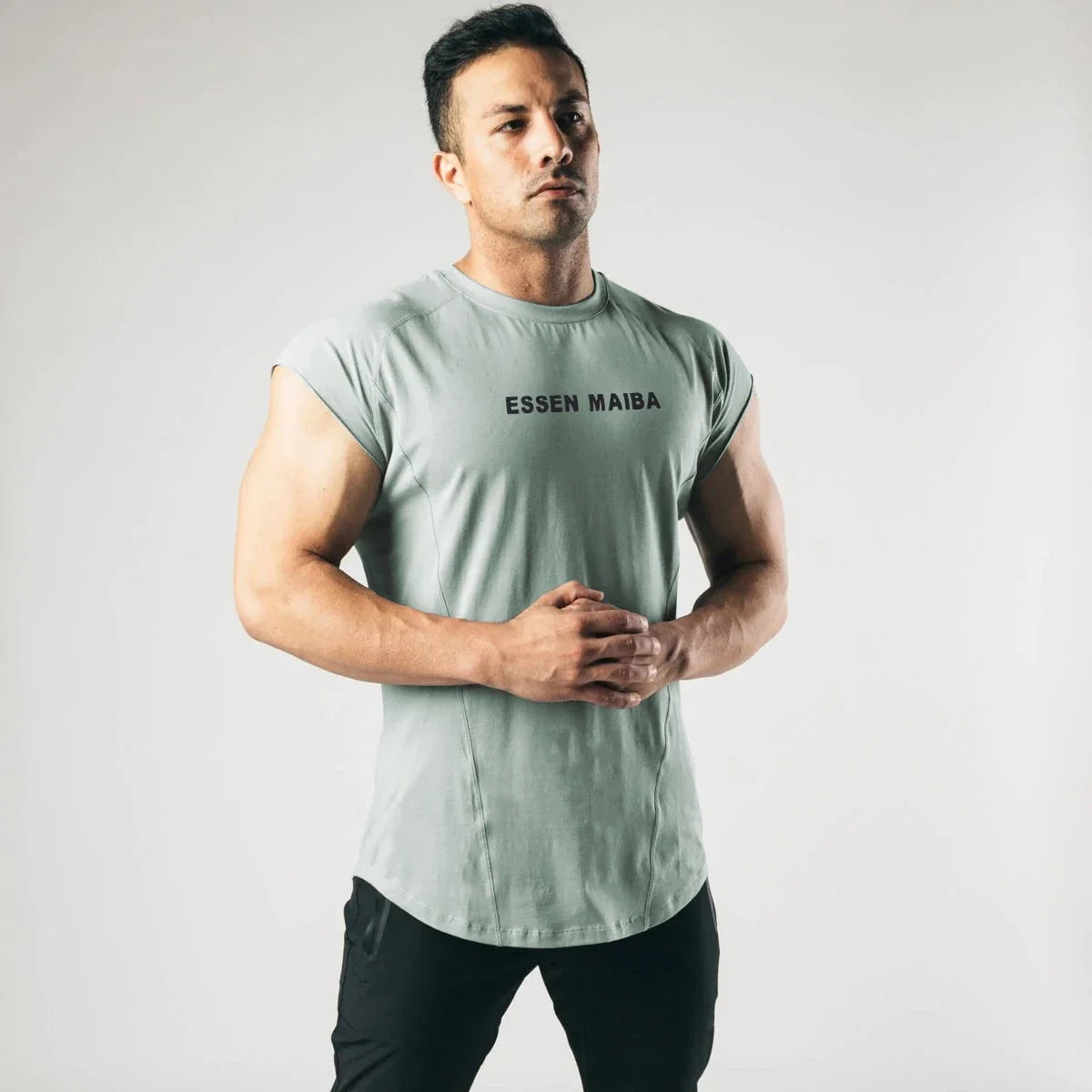 Débardeurs Hommes Sans Manches pour l'Entraînement de Musculation Athlétique en Coton Respirant T-shirt