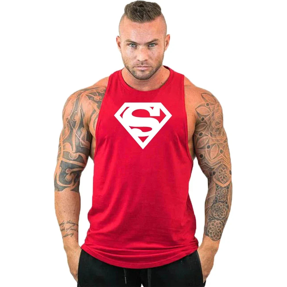 Débardeurs Stringer de Musculation et Fitness pour Hommes Débardeur de Gym Débardeur de Sport Maillot de Corps Maillot de Sport Sans Manches
