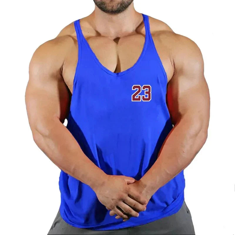 Débardeur Stringer Musculation Homme Gilet Fitness Vêtement Bodybuilding Débardeurs Musculation Débardeur Coton Sans Manches Entraînement