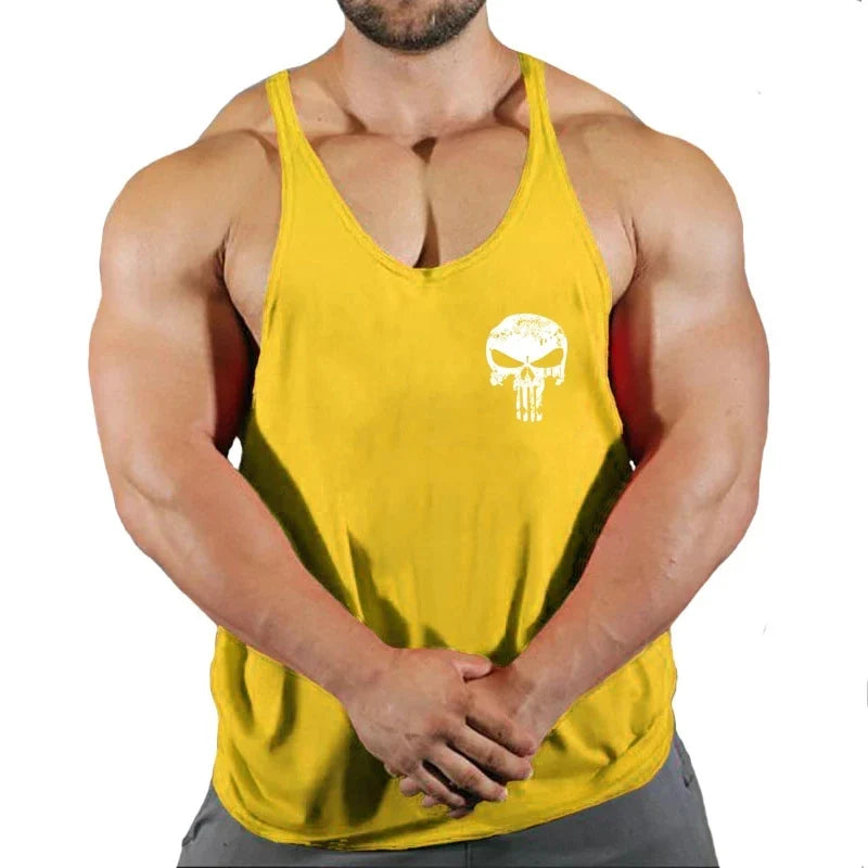 Hauts de sport débardeurs et gilets de sport pour hommes, maillot de corps, sous-vêtement de sport pour homme, débardeurs de musculation, vêtements de sport de marque pour hommes, fitness