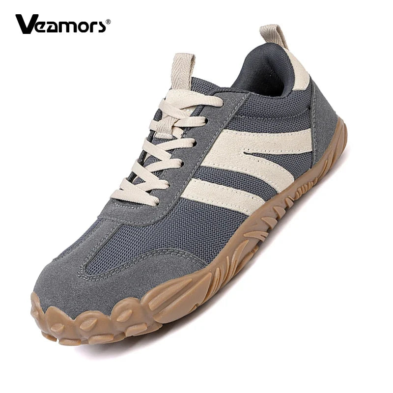 Chaussures d'entraînement croisé à semelle souple pour hommes et femmes, baskets rétro en maille respirante, chaussures de sport antidérapantes pour la salle de sport, le fitness, l'exercice.