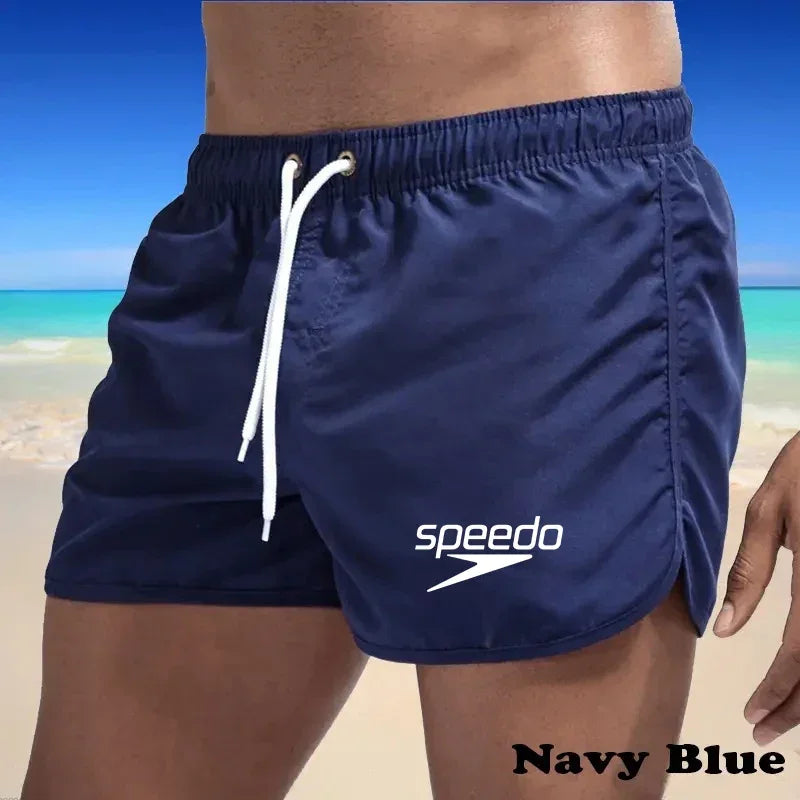 Short de Sport Homme Séchage Rapide et Respirant avec Imprimé Élégant pour la Course, l'Entraînement et la Gymnastique