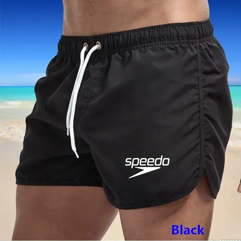 Short de Sport Homme Séchage Rapide et Respirant avec Imprimé Élégant pour la Course, l'Entraînement et la Gymnastique