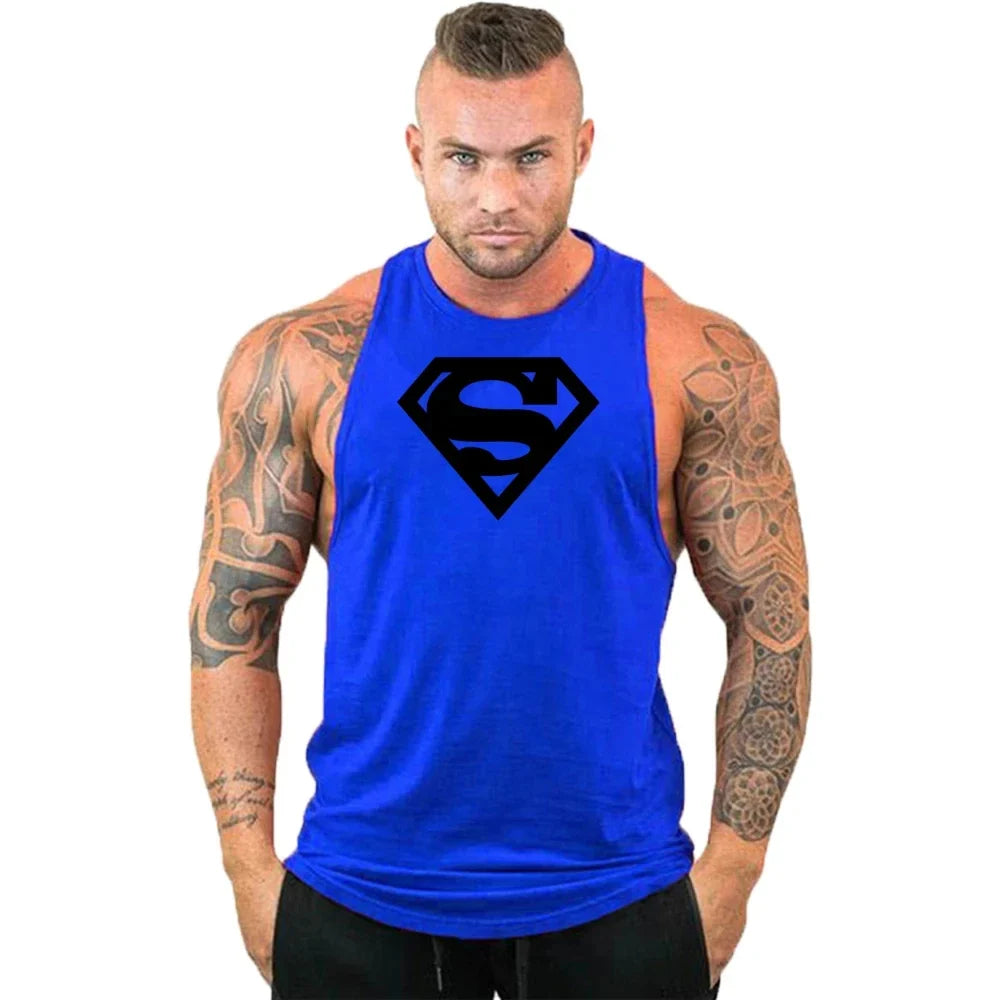 Débardeurs Stringer de Musculation et Fitness pour Hommes Débardeur de Gym Débardeur de Sport Maillot de Corps Maillot de Sport Sans Manches