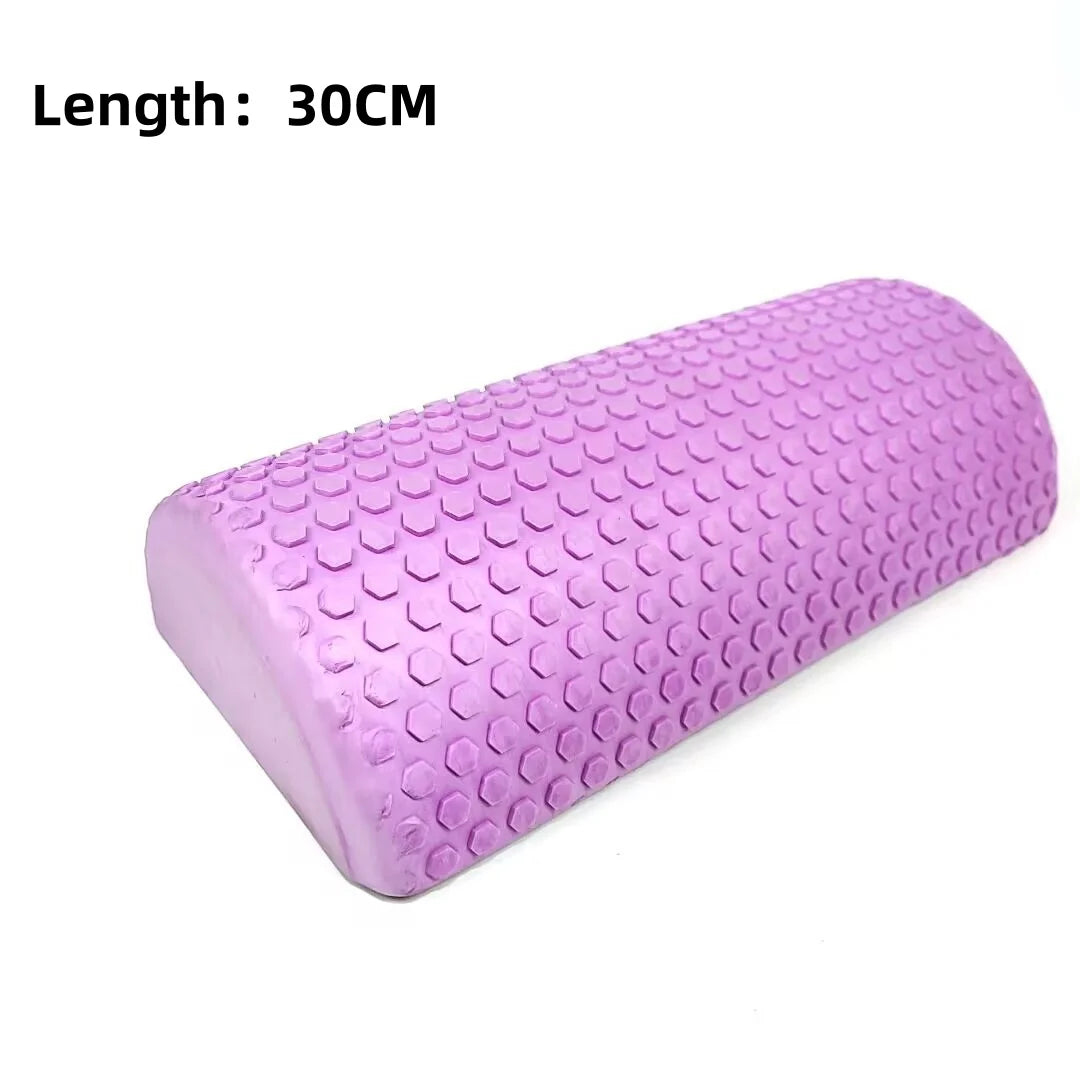 Rouleau en mousse de fitness 30/33cm Rouleau de massage de yoga Rouleau de massage musculaire du corps en mousse EPP Pilates Rouleau de thérapie exercices de gymnastique à domicile