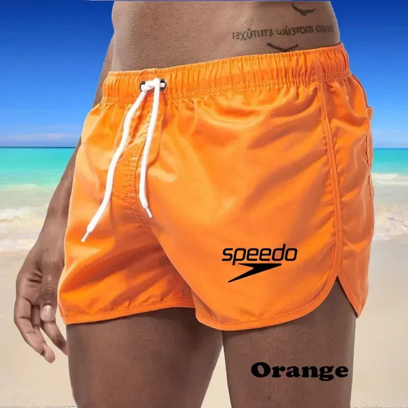 Short de Sport Homme Séchage Rapide et Respirant avec Imprimé Élégant pour la Course, l'Entraînement et la Gymnastique