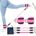 Set de bandes de résistance, équipements d'exercice, sangles de cheville, bandes élastiques de fitness pour la maison, hommes et femmes, sport
