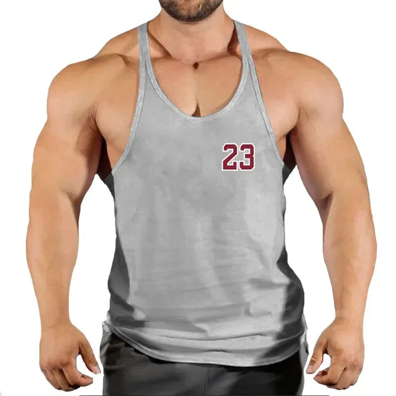 Débardeur Stringer Musculation Homme Gilet Fitness Vêtement Bodybuilding Débardeurs Musculation Débardeur Coton Sans Manches Entraînement