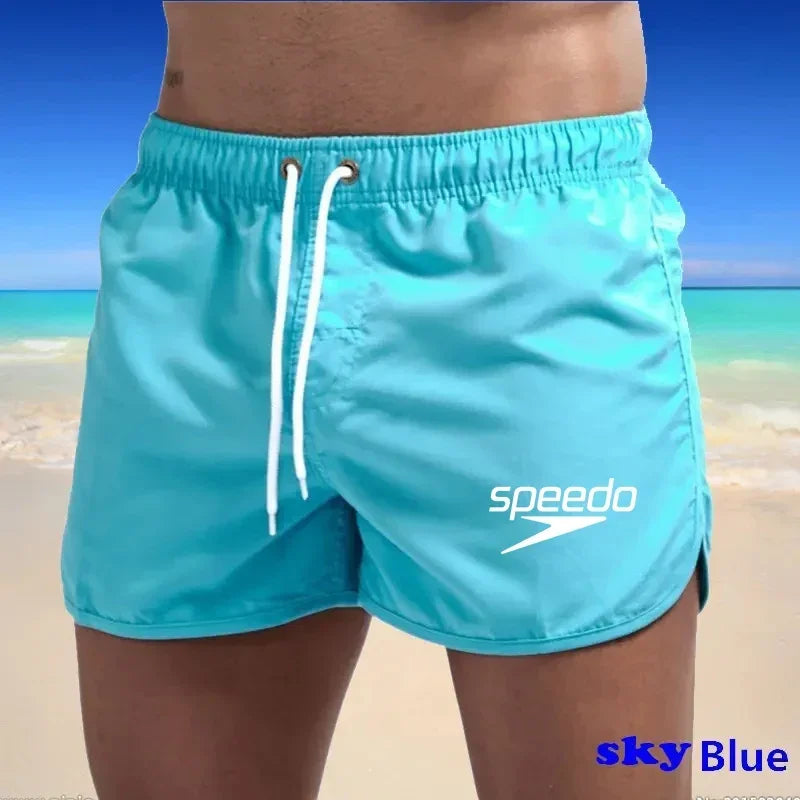 Short de Sport Homme Séchage Rapide et Respirant avec Imprimé Élégant pour la Course, l'Entraînement et la Gymnastique