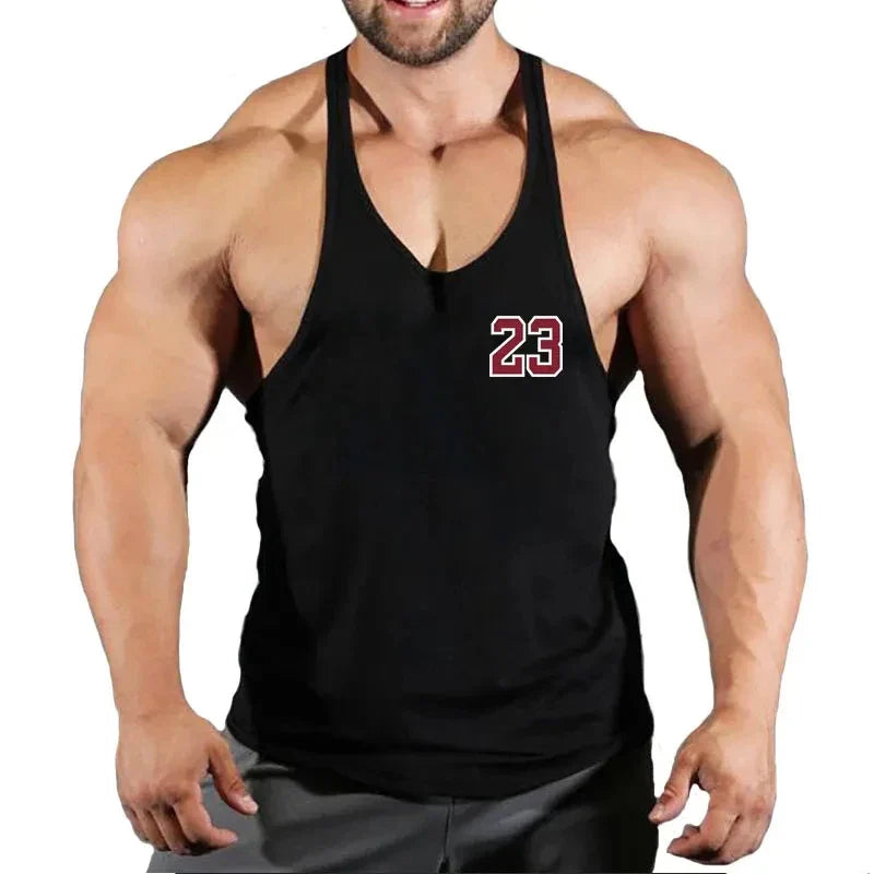 Débardeur Stringer Musculation Homme Gilet Fitness Vêtement Bodybuilding Débardeurs Musculation Débardeur Coton Sans Manches Entraînement