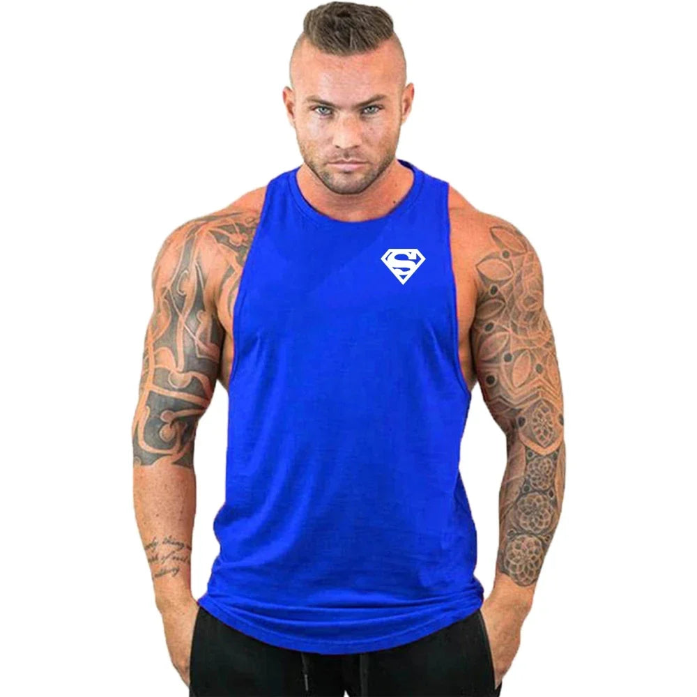Débardeurs Stringer de Musculation et Fitness pour Hommes Débardeur de Gym Débardeur de Sport Maillot de Corps Maillot de Sport Sans Manches