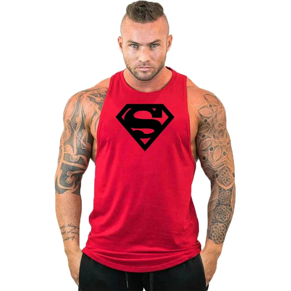 Débardeurs Stringer de Musculation et Fitness pour Hommes Débardeur de Gym Débardeur de Sport Maillot de Corps Maillot de Sport Sans Manches