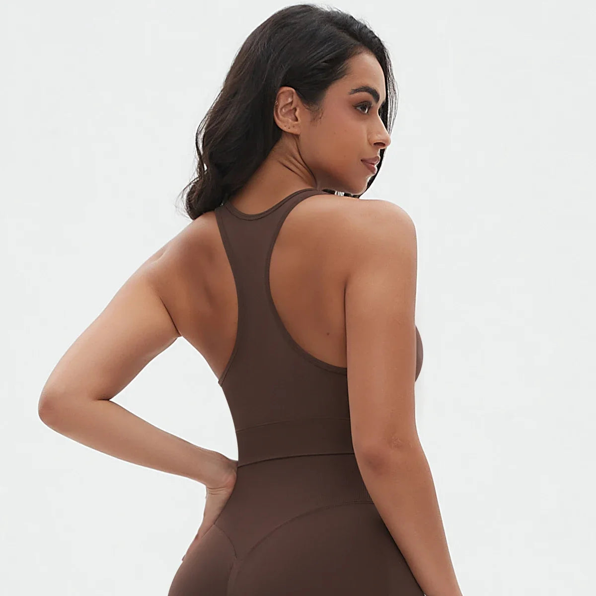 Soutien-gorge de sport pour femmes, maintien élevé, impact élevé, froncé, sous-vêtement de fitness, haut de gym, yoga, vêtements d'entraînement, corset push-up rembourré, vêtements de sport