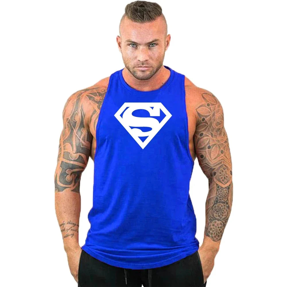 Débardeurs Stringer de Musculation et Fitness pour Hommes Débardeur de Gym Débardeur de Sport Maillot de Corps Maillot de Sport Sans Manches