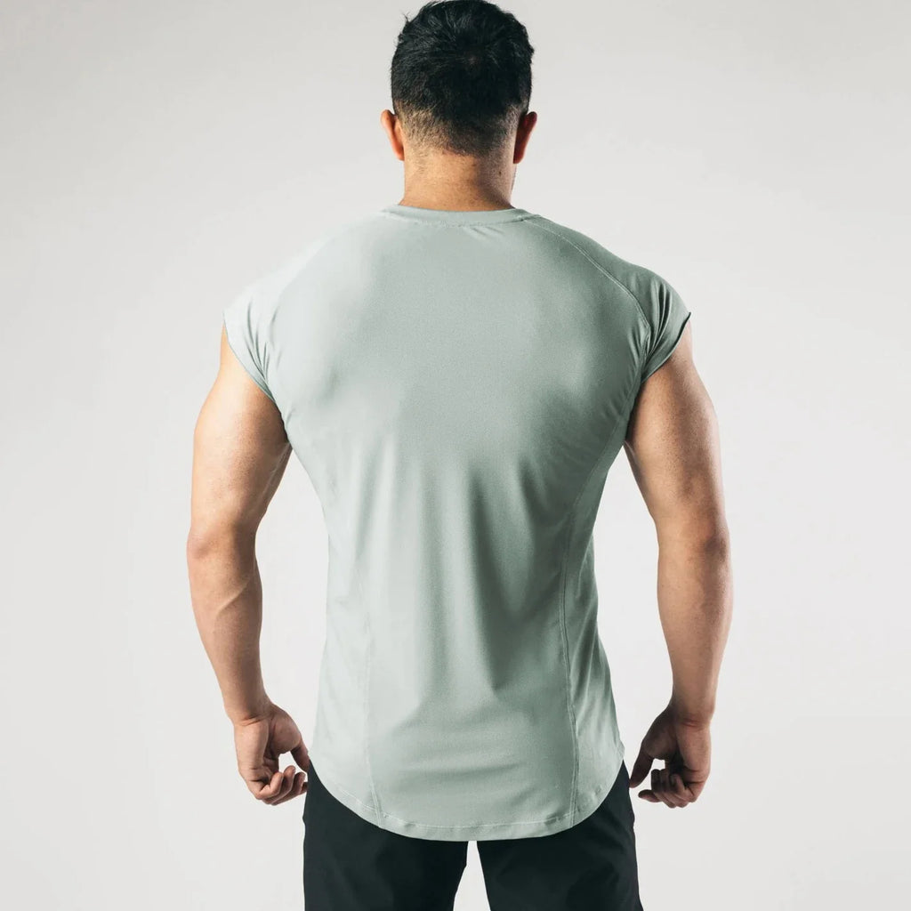 Débardeurs Hommes Sans Manches pour l'Entraînement de Musculation Athlétique en Coton Respirant T-shirt