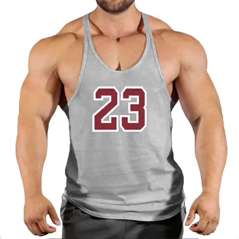 Débardeur Stringer Musculation Homme Gilet Fitness Vêtement Bodybuilding Débardeurs Musculation Débardeur Coton Sans Manches Entraînement