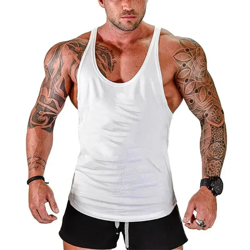 Hauts de sport débardeurs et gilets de sport pour hommes, maillot de corps, sous-vêtement de sport pour homme, débardeurs de musculation, vêtements de sport de marque pour hommes, fitness