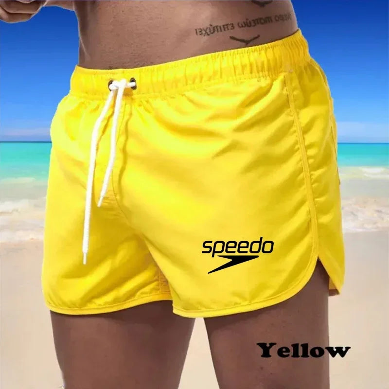 Short de Sport Homme Séchage Rapide et Respirant avec Imprimé Élégant pour la Course, l'Entraînement et la Gymnastique