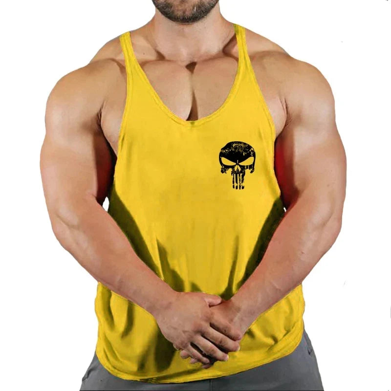 Hauts de sport débardeurs et gilets de sport pour hommes, maillot de corps, sous-vêtement de sport pour homme, débardeurs de musculation, vêtements de sport de marque pour hommes, fitness